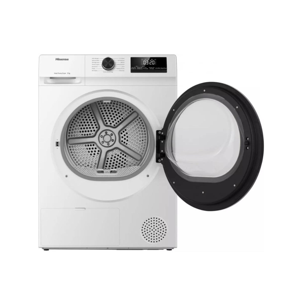 Hisense Sèche-linge pompe à chaleur 60cm 8kg - DHQE802U