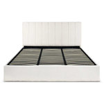 Paris Prix Lit Coffre Design Bouclette  Songa  180x200cm Beige