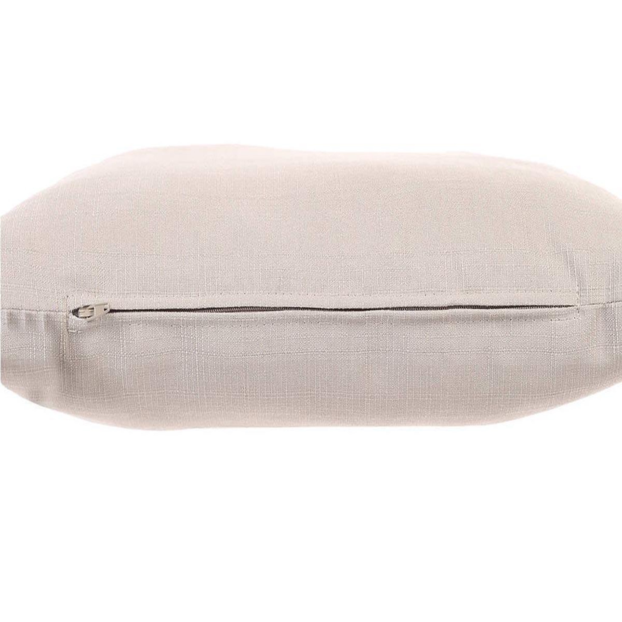 Voir la diapositive 2 : HESPERIDE Coussin d'extérieur Korai Taupe - 40 x 40 cm - Hespéride