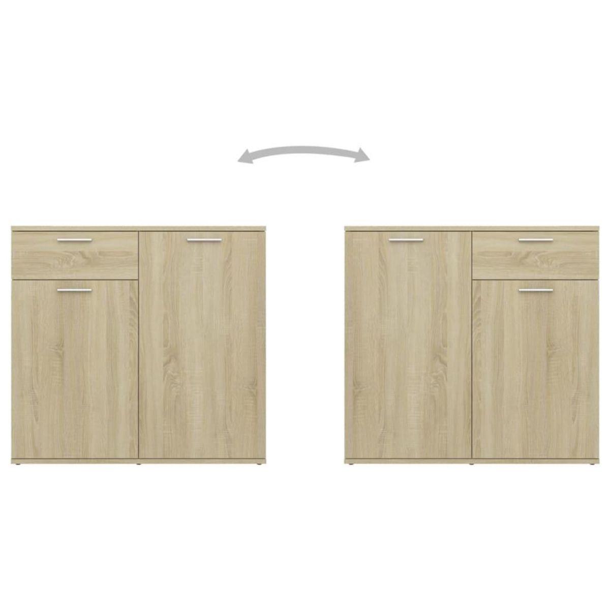 VIDAXL Buffet Chene sonoma 160x36x75 cm Bois d'ingenierie