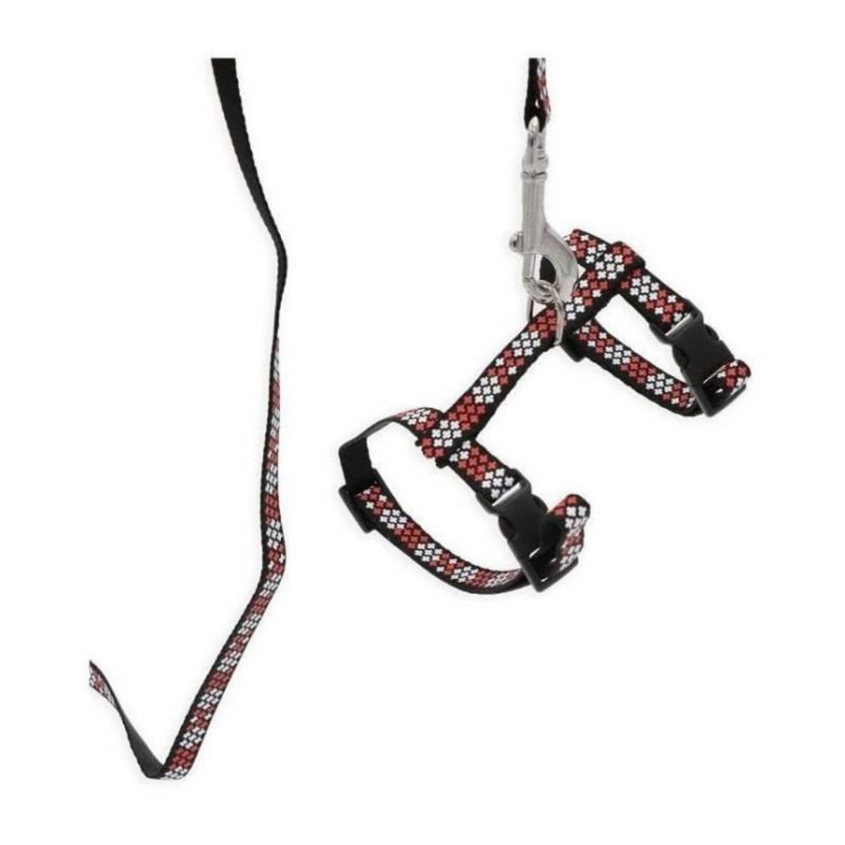 AIME Kit harnais et laisse - AIMÉ - Reflechissant Rouge pour Chat