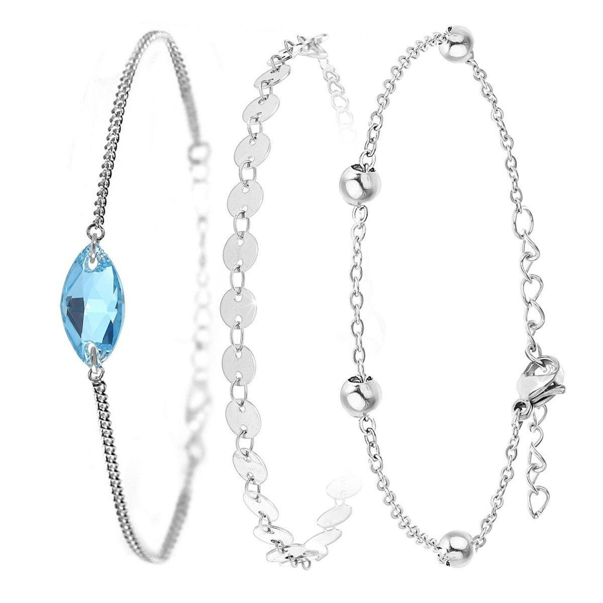 SC CRYSTAL Set de 3 bracelets par SC Crystal®