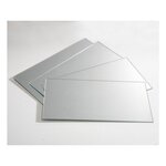 CENTRALE BRICO Set de 4 miroirs rectangulaires 15 x 30 cm