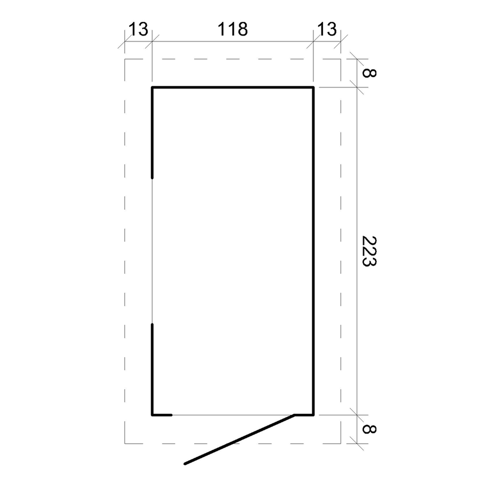 Voir la diapositive 5 : TIMBELA Abri de Jardin en Bois 2,63m² Cabane de Jardin, Cabanon Jardin Exterieur à Outils M306A