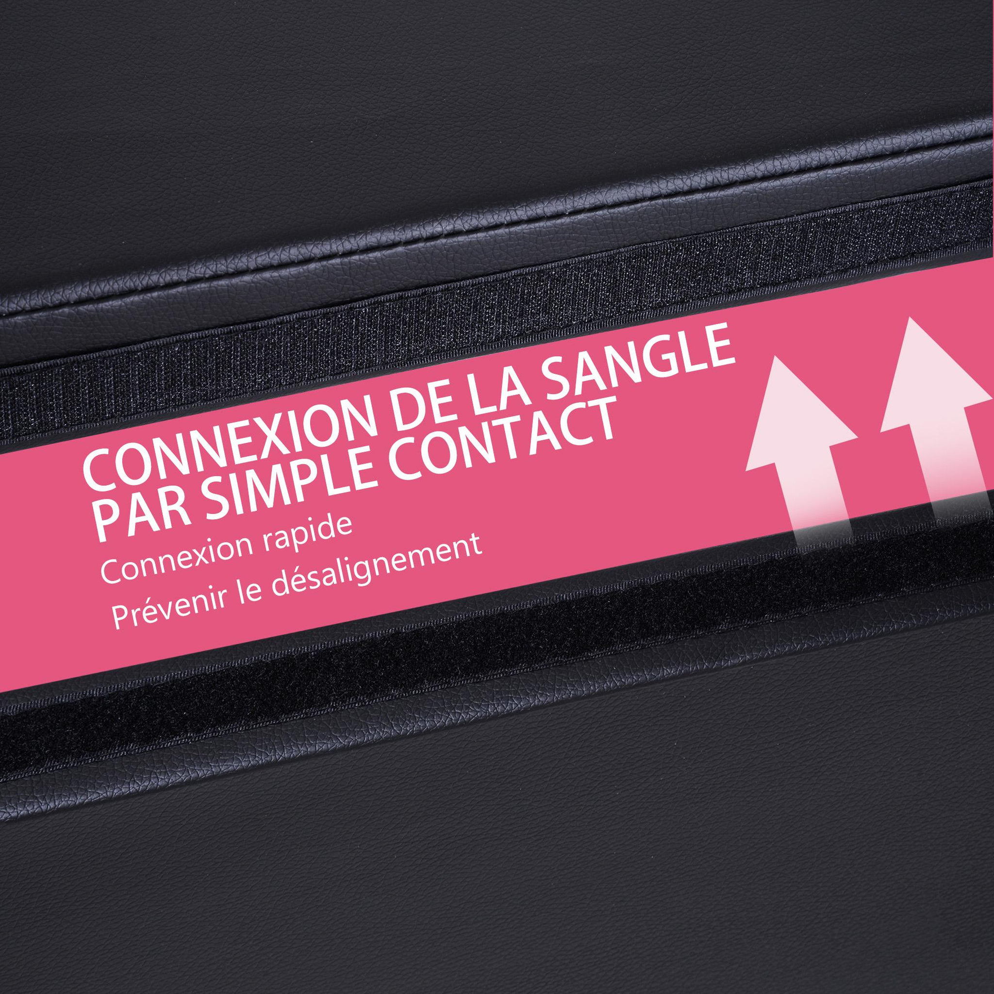 Voir la diapositive 5 : HOMCOM Tapis de pole dance pliable - pole dance mat - tapis de protection ø 150 cm épaisseur 5 cm - revêtement pvc noir