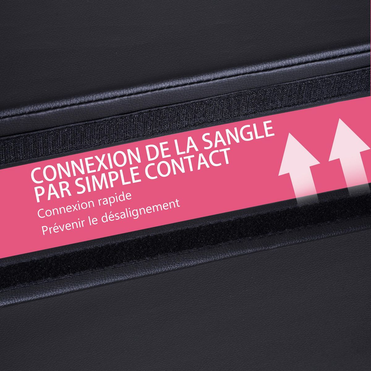 HOMCOM Tapis de pole dance pliable - pole dance mat - tapis de protection Ø 150 cm épaisseur 5 cm - revêtement PVC noir