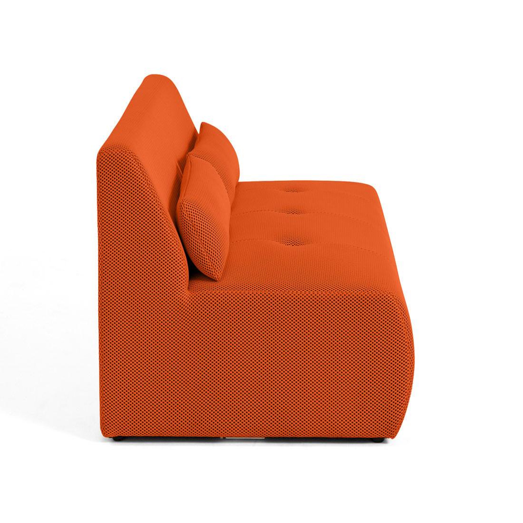 Voir la diapositive 3 : LISA DESIGN Onyx - canapé droit 2 places - en tissu mailles 3d