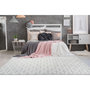 Voir la diapositive 2 : Paris Prix Tapis Shaggy Effet 3D  Vivica  Blanc & Anthracite
