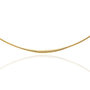 Voir la diapositive 1 : L'ATELIER D'AZUR Collier Or 18 Carats 750/000 Jaune Maille Anglaise en Chute - Femme