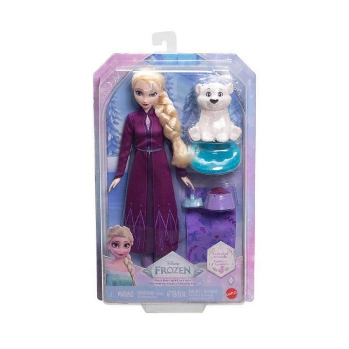 DISNEY FROZEN Disney La Reine des Neiges - Coffret Elsa et l'Ourson - 4 accessoires - Disney Frozen - JFG16