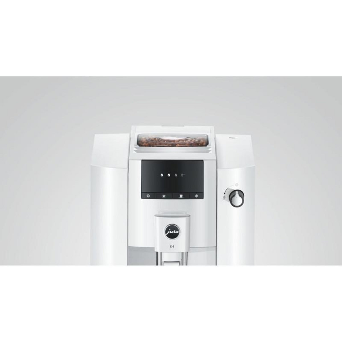 Jura Expresso avec broyeur Jura E4 PIANO WHITE