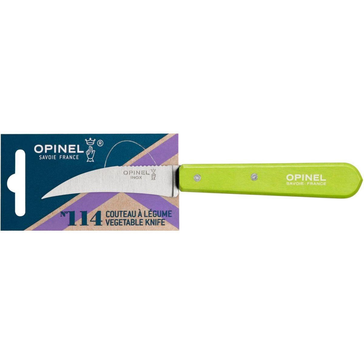 Opinel Couteau d'office a Legumes No114 pomme