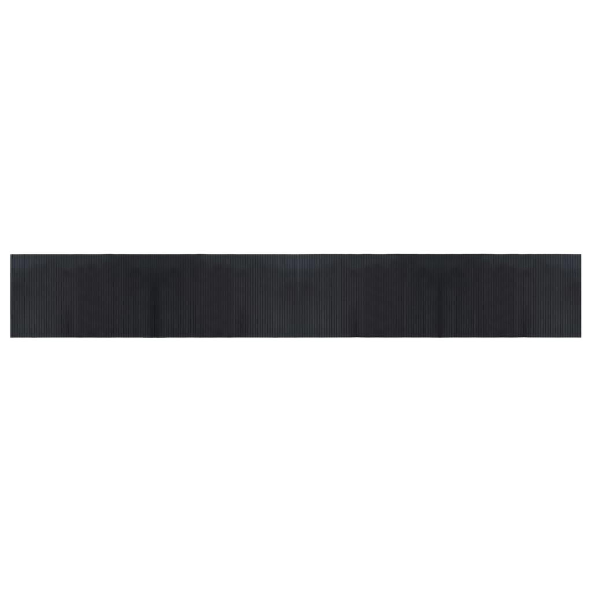 Voir la diapositive 2 : VIDAXL Tapis rectangulaire noir 60x400 cm bambou