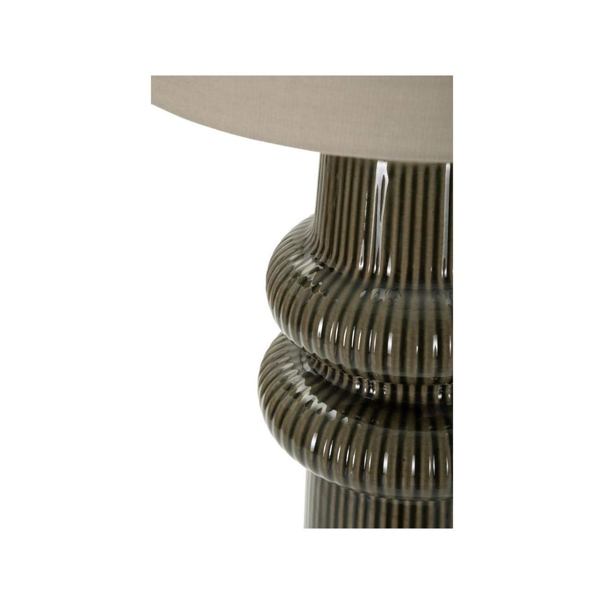 Voir la diapositive 3 : Paris Prix Lampe à poser en céramique  harmony  64cm vert