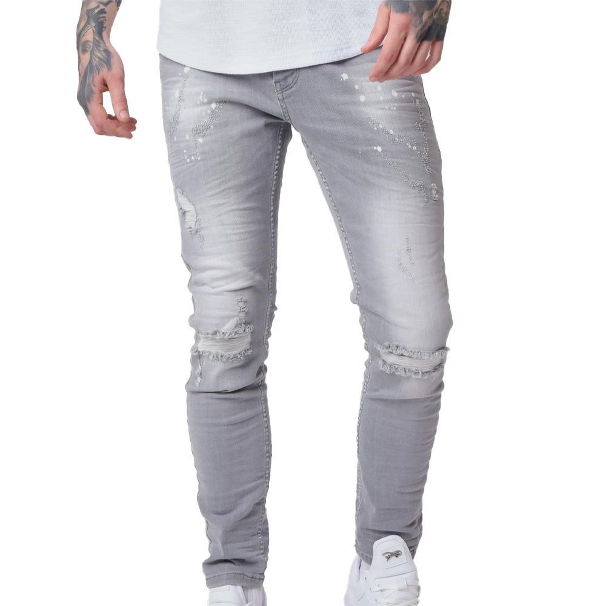 Voir la diapositive 2 : Project X Jeans skinny gris homme project x paris jean