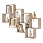 Paris Prix Étagère Murale Design  Riolo  120cm Naturel