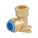 CENTRALE BRICO Applique murale femelle 15 x 21 mm diam. 12 mm laiton