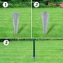 Voir la diapositive 5 : VIDAXL Cloture Euro Acier 25 x 1 m Vert