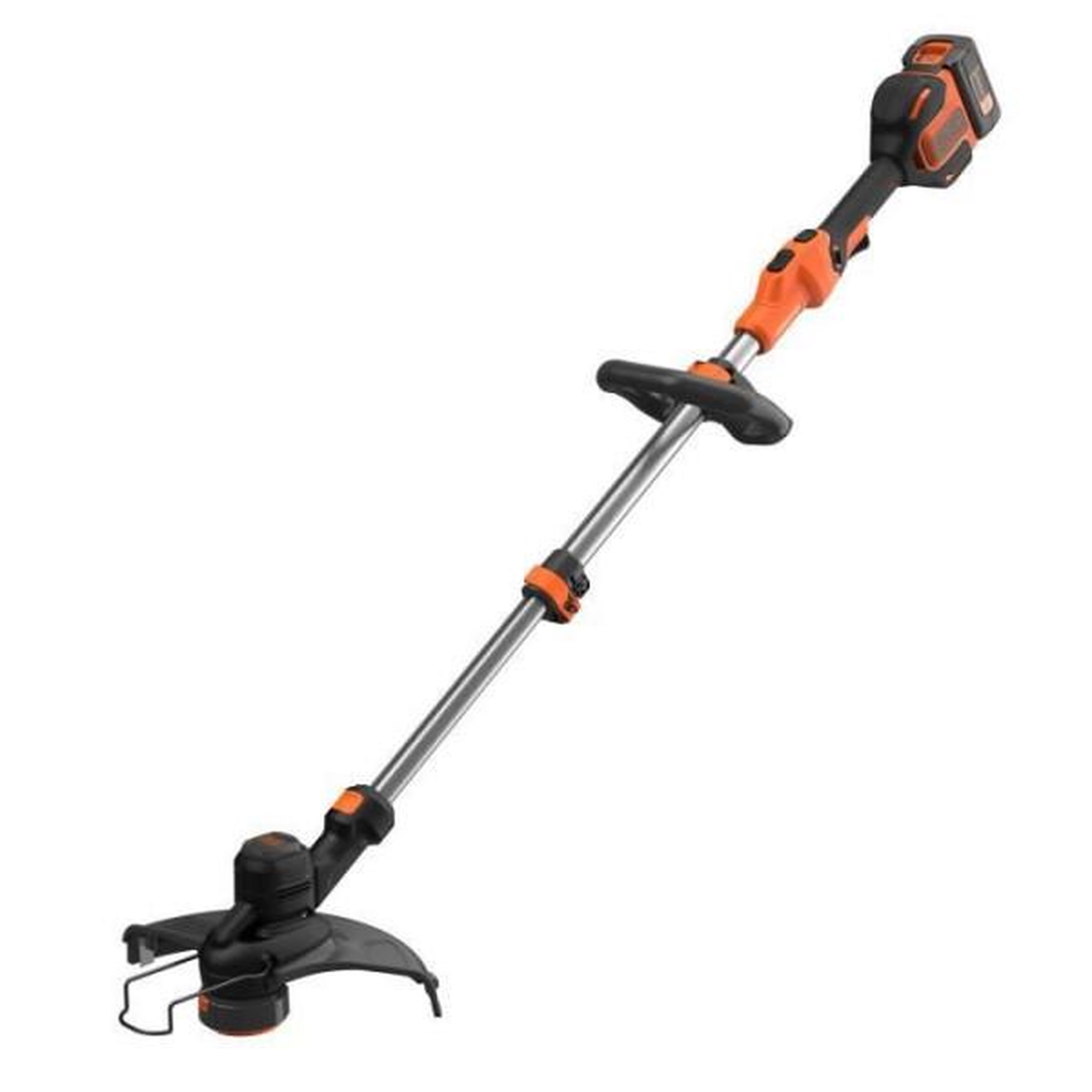 Black et Decker BLACK+DECKER Coupe-Bordures 33cm Sans Fil BCSTE636L1-QW 36V 2,5 Ah POWERCOMMAND Tete Pivotante 180° - Tube Télescopique - 2