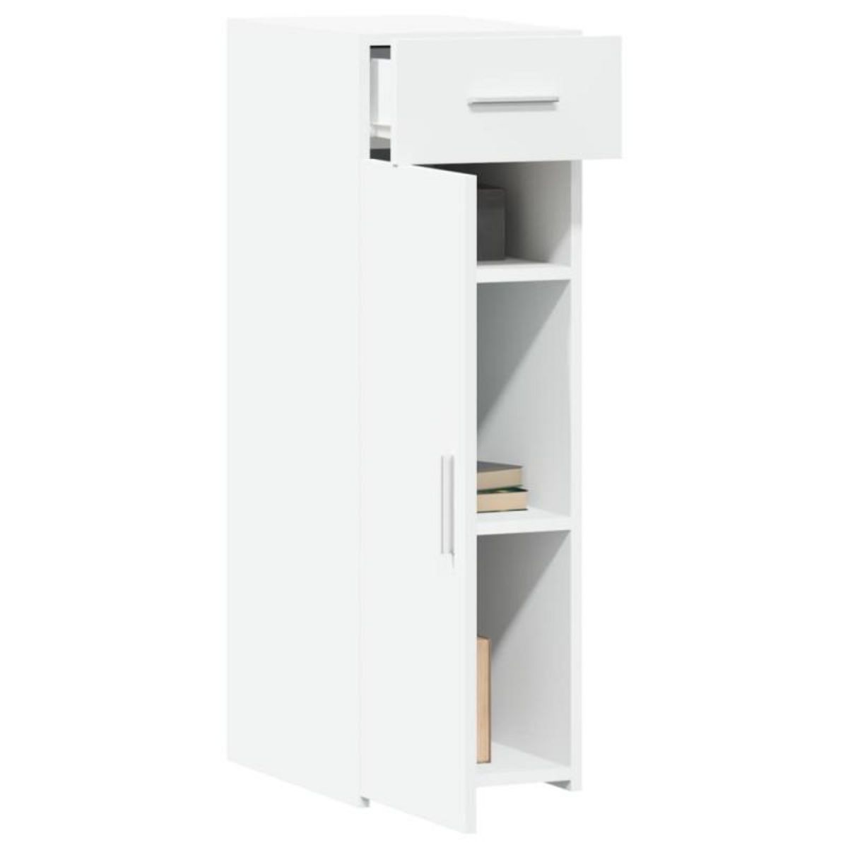 VIDAXL Buffet blanc 30x42,5x93 cm bois d ingénierie