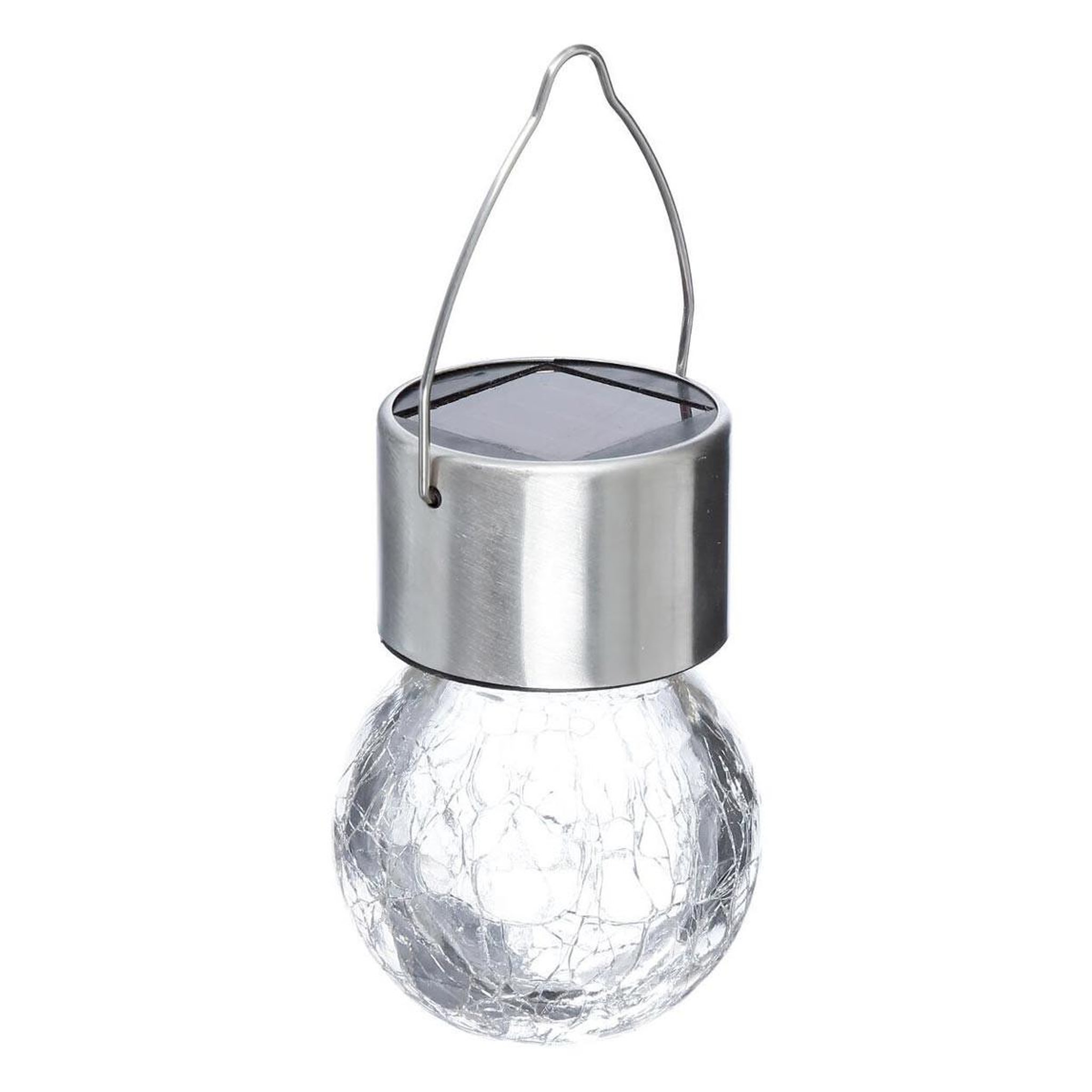 Paris Prix Balise solaire suspendue  craquelé  6cm argent