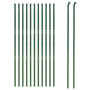Voir la diapositive 3 : VIDAXL Cloture en treillis metallique vert 1,6x25 m acier galvanise
