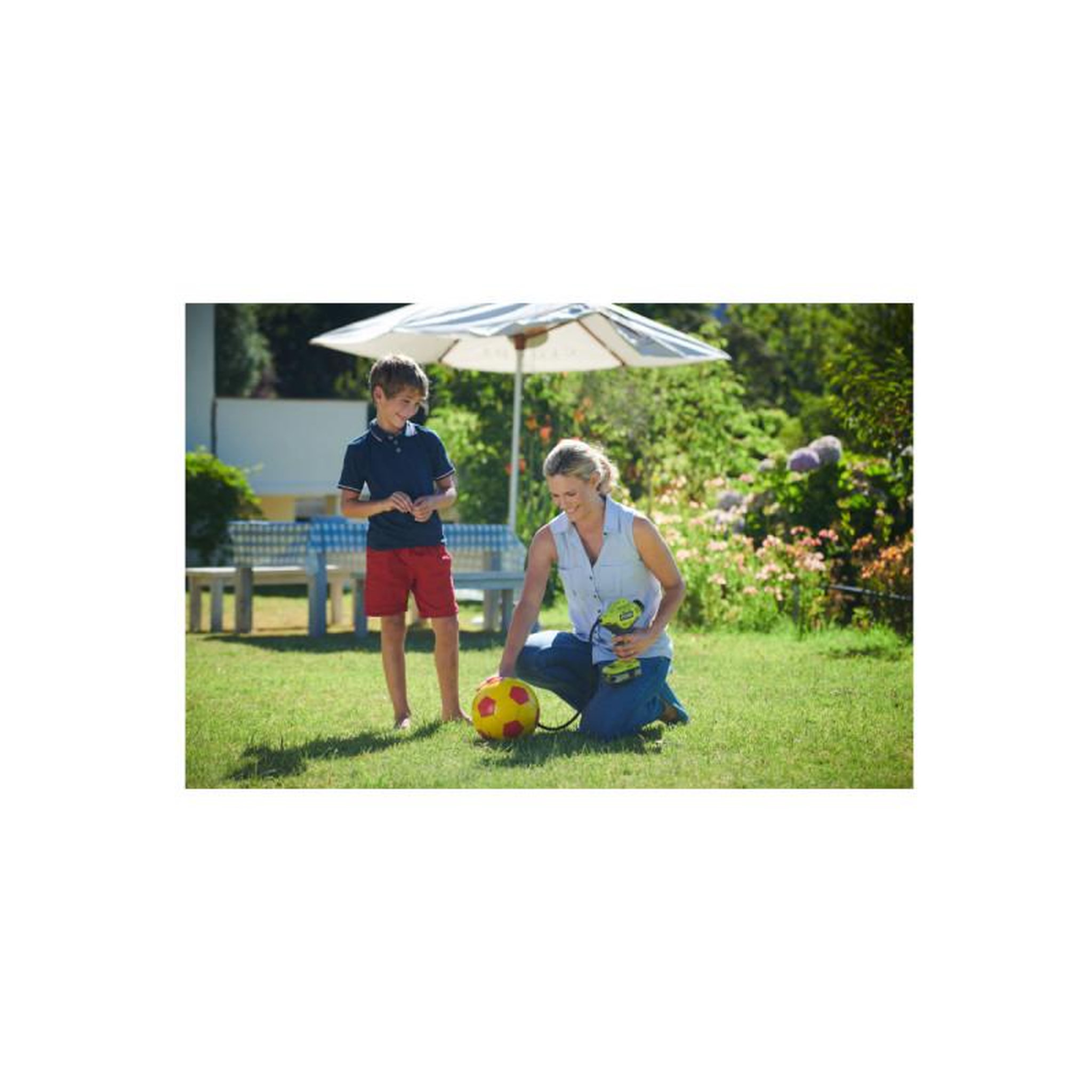 Voir la diapositive 2 : Ryobi Compresseur RYOBI 18V One Plus - sans batterie ni chargeur R18PI-0