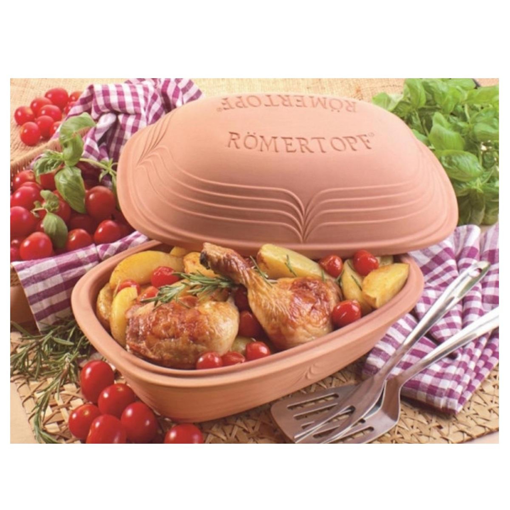 Voir la diapositive 2 : romertopf Romertopf cocotte 120 6/8 pers - 120 05