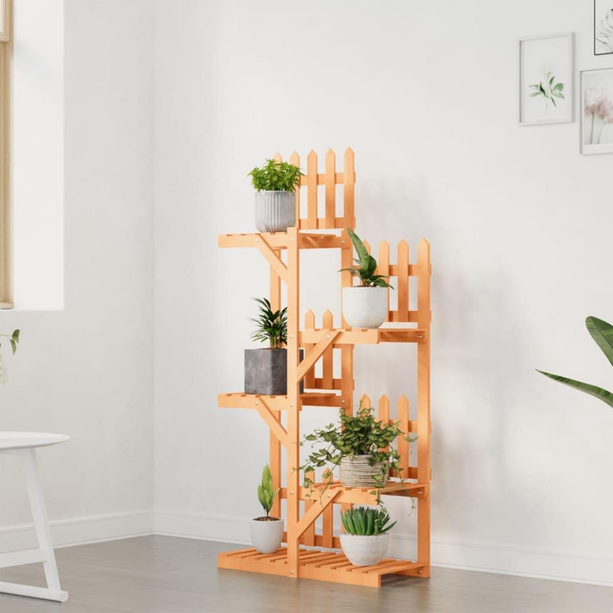 VIDAXL Support a fleurs 60x25x130 cm bois massif de sapin