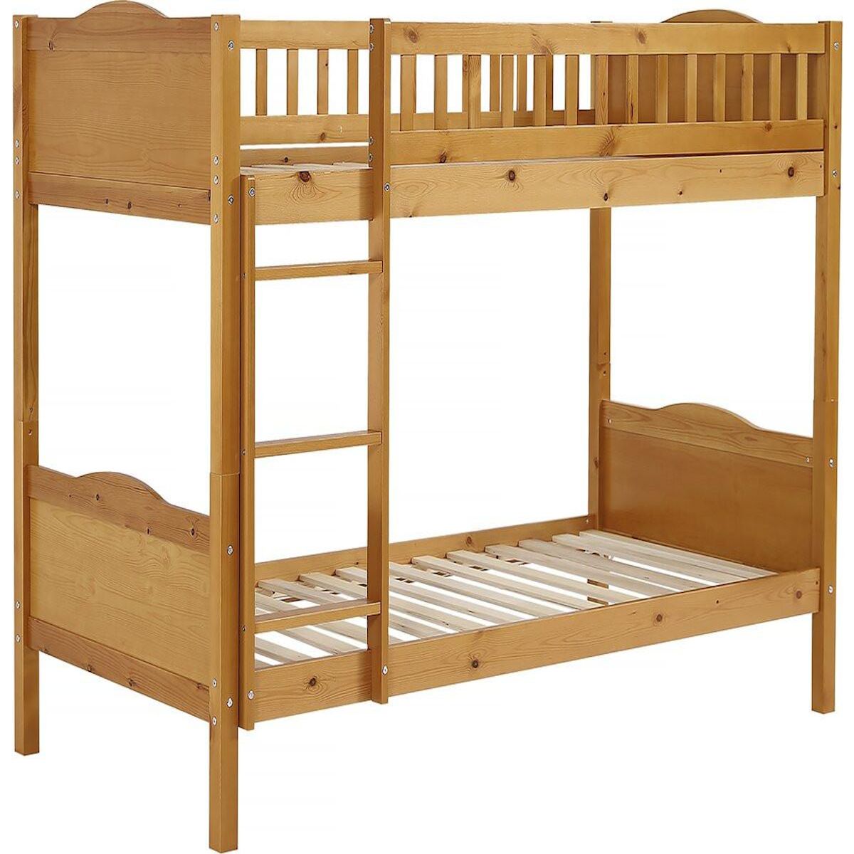 Habitat et Jardin Lit superposé en bois  Gabriel  - 90 x 190 cm - Marron