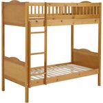 Habitat et Jardin Lit superposé en bois  Gabriel  - 90 x 190 cm - Marron