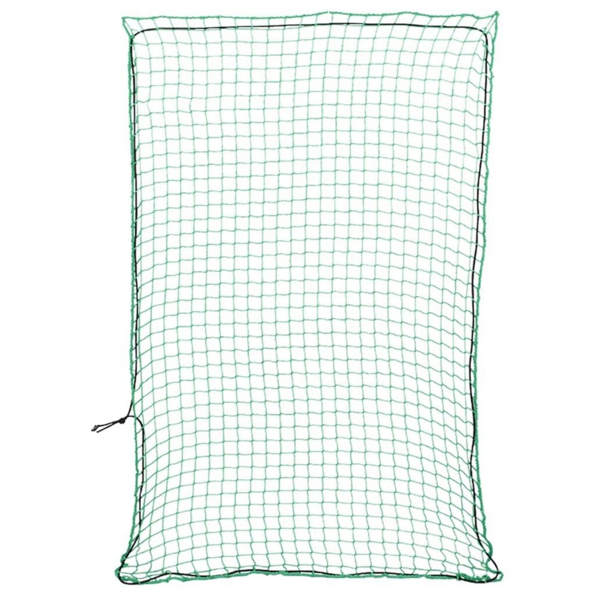VIDAXL Filet pour remorque avec corde elastique vert 5x3,5 m PP