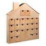 Voir la diapositive 3 : Rayher Calendrier de l'avent maison en carton à décorer 40 x 36 cm