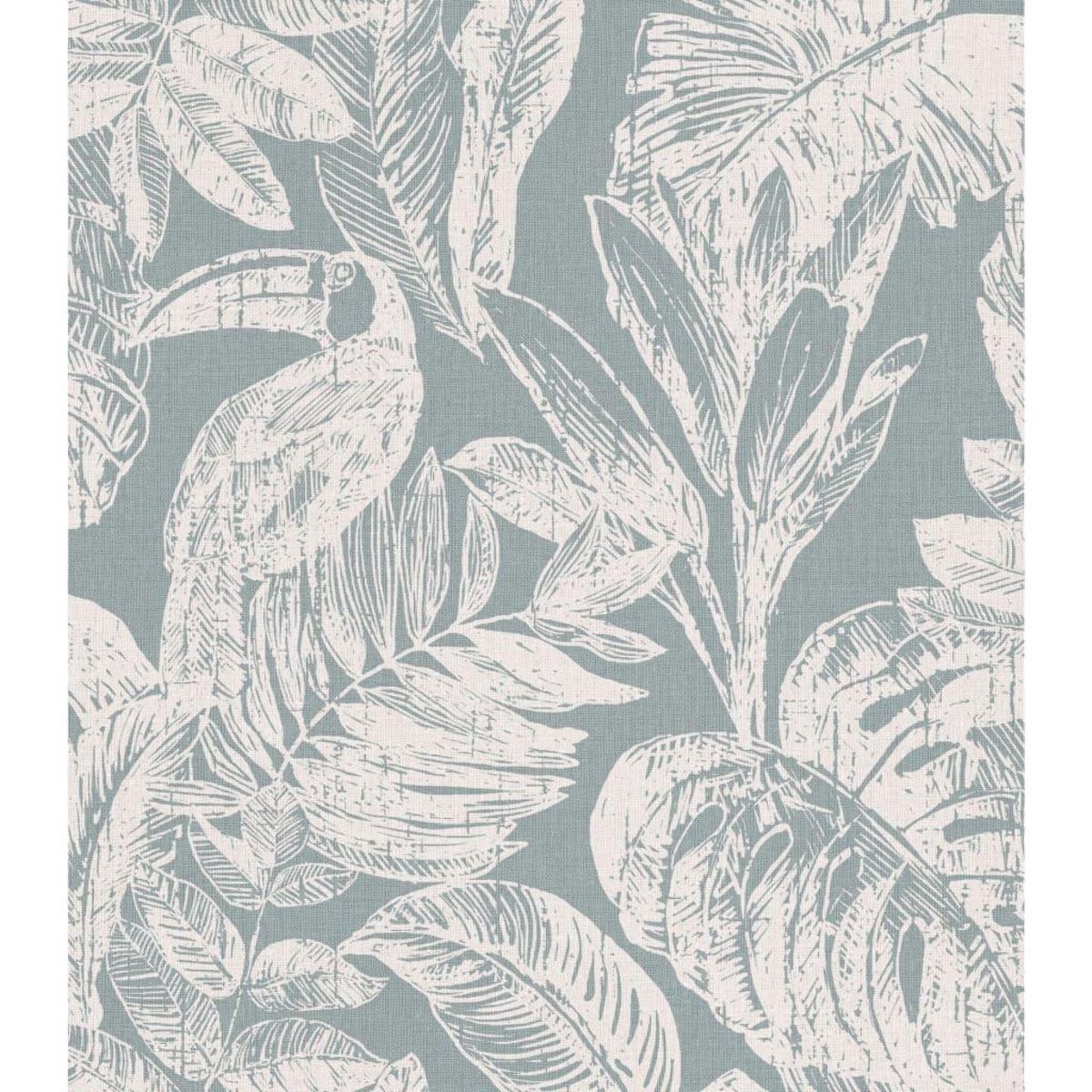 DUTCH WALLCOVERINGS DUTCH WALLCOVERINGS Papier peint Rebecca Gris et blanc