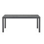 Voir la diapositive 2 : MARKET24 Table de jardin extensible 6 a 8 personnes - Structure et plateau en aluminium - L 180-240 x P 90 x H 75 cm