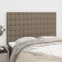 Voir la diapositive 1 : VIDAXL Tetes de lit 4 pcs Taupe 72x5x78/88 cm Tissu