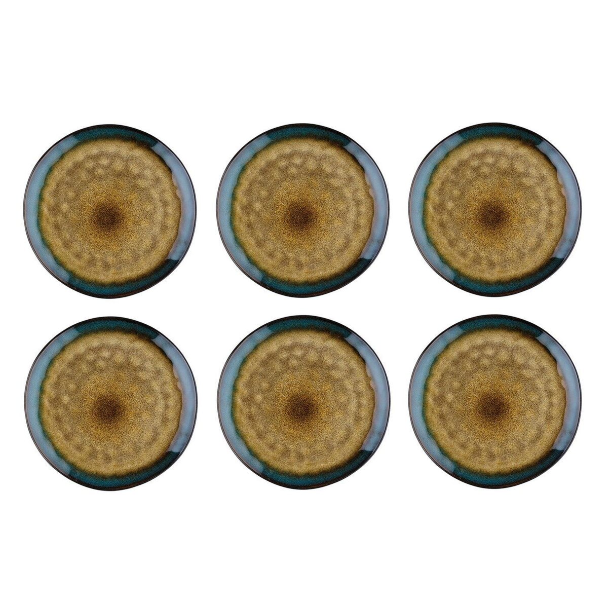 BJORN Assiette ISLAND Ø28cm - 6 pièces - Terre et mer