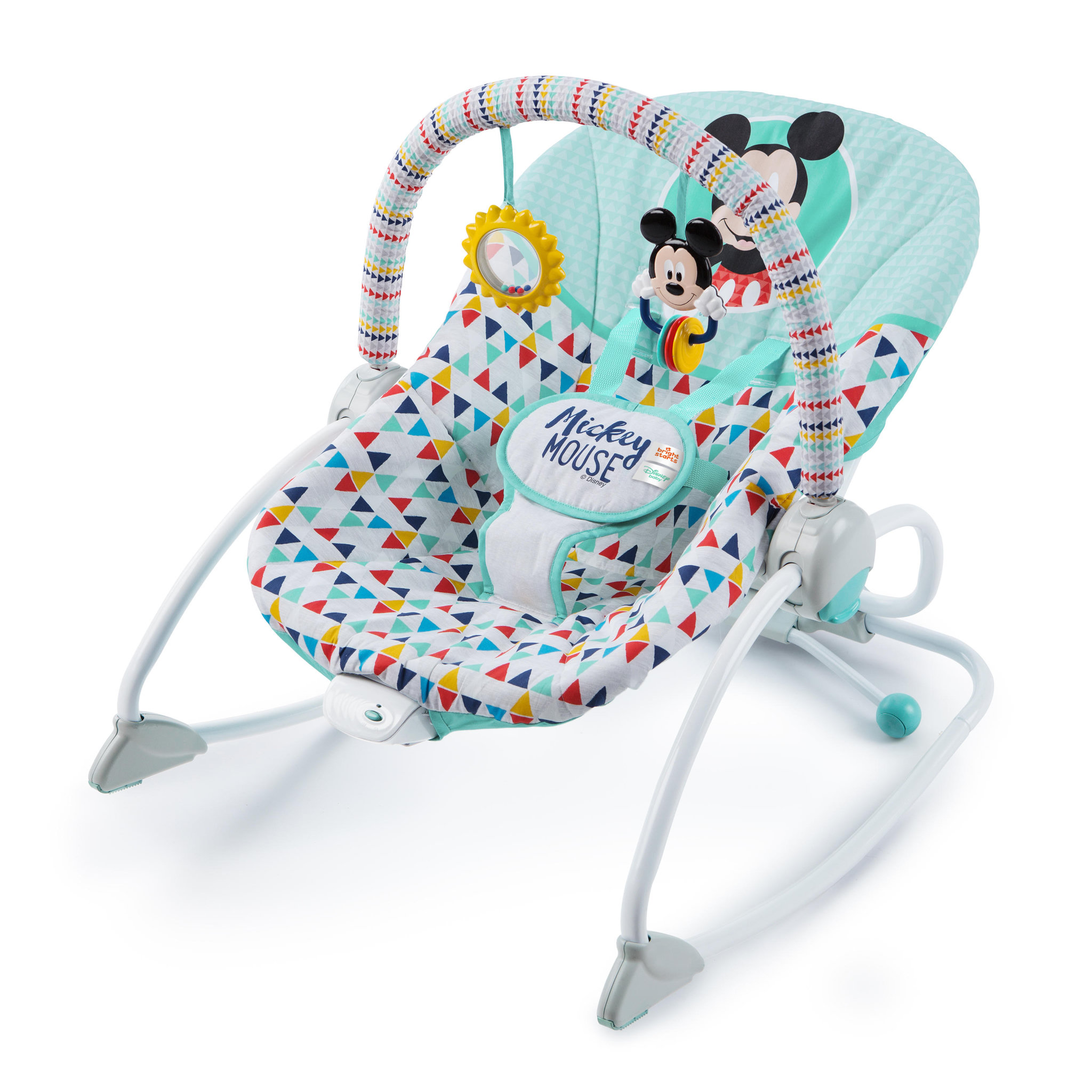 Voir la diapositive 1 : DISNEY Transat bébé évolutif et vibrant Happy Mickey 