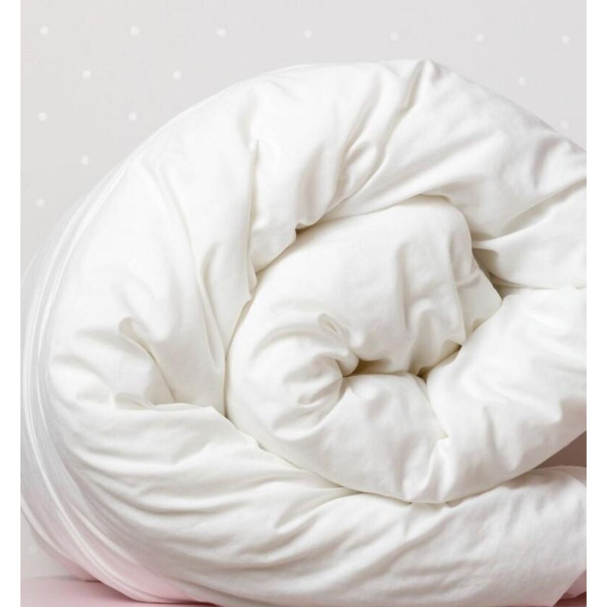 Home collection Couette blanche 80x120m 100% coton bio 500gr fab fr