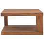 Voir la diapositive 3 : VIDAXL Table basse 65x65x33 cm Bois de teck solide