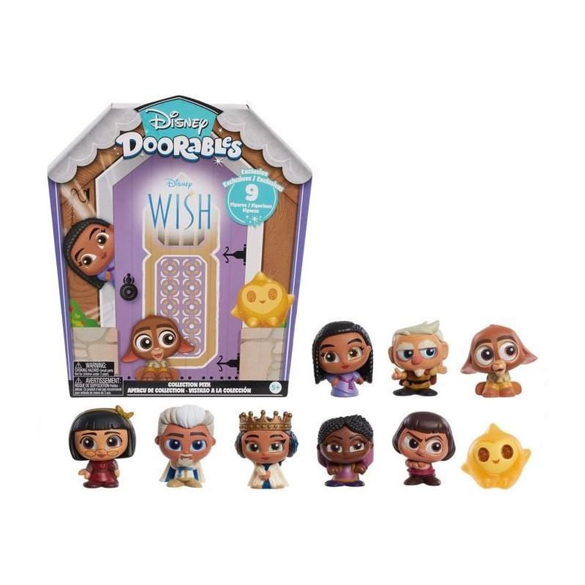 Voir la diapositive 2 : DISNEY Figurines a collectionner - DISNEY - Coffret Collector Wish - 9 figurines exclusives dont 1 rare
