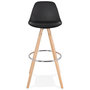 Voir la diapositive 2 : Paris Prix Tabouret de Bar  Bjarki  95cm Noir