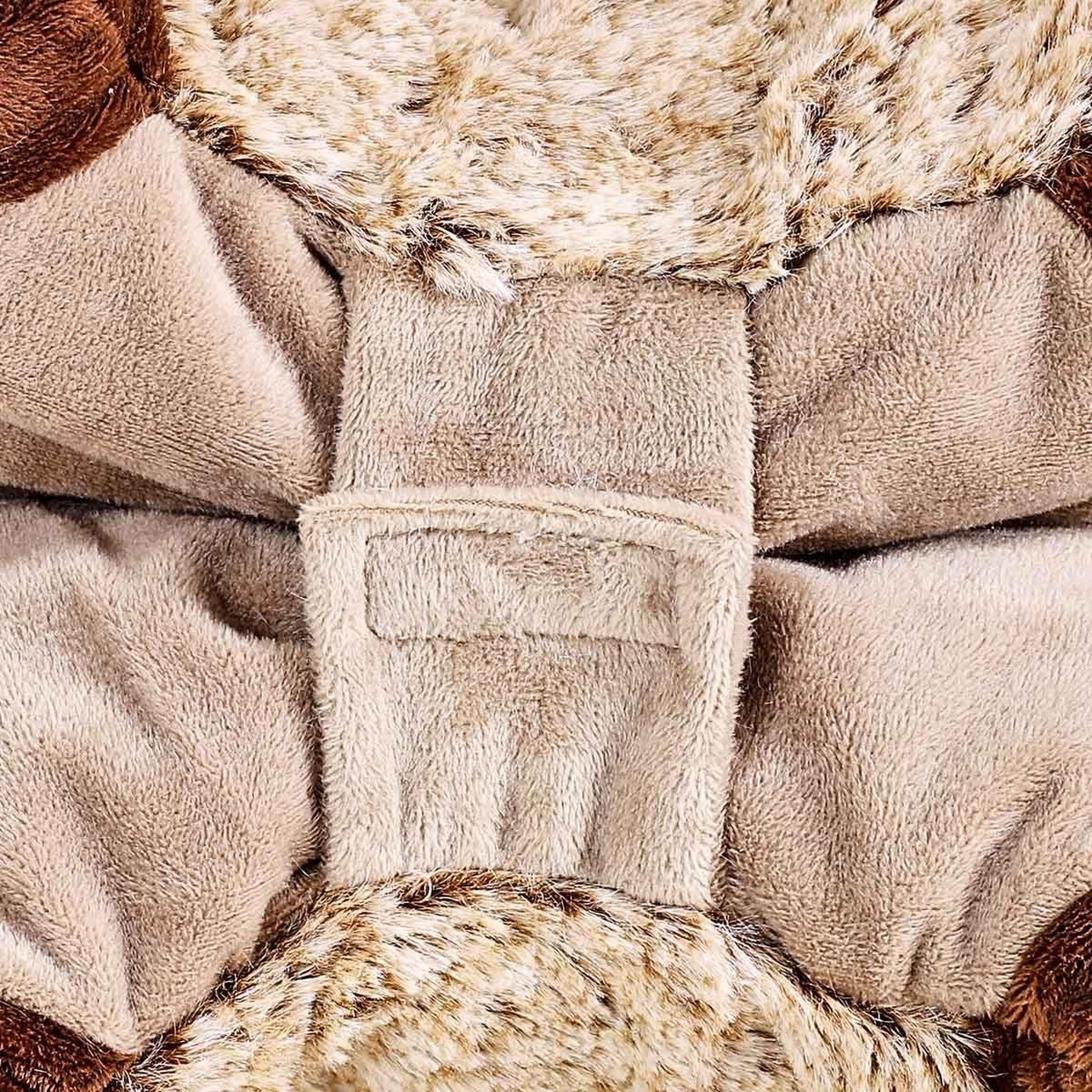Voir la diapositive 6 : SENSLY Bouillotte coussin  micro-ondable  34cm marron