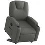 Voir la diapositive 3 : VIDAXL Fauteuil inclinable electrique gris fonce tissu