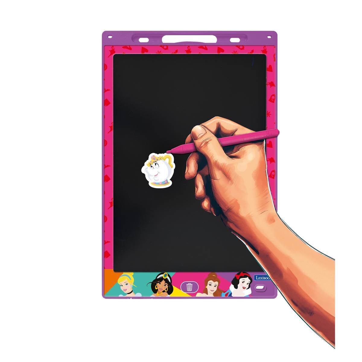 Lexibook Tablette à Dessins électronique multicolore Disney Princesses