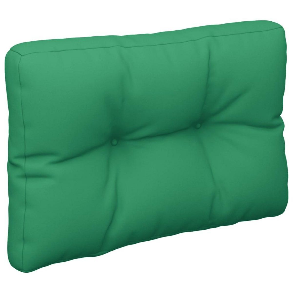 VIDAXL Coussins de palette lot de 2 vert tissu