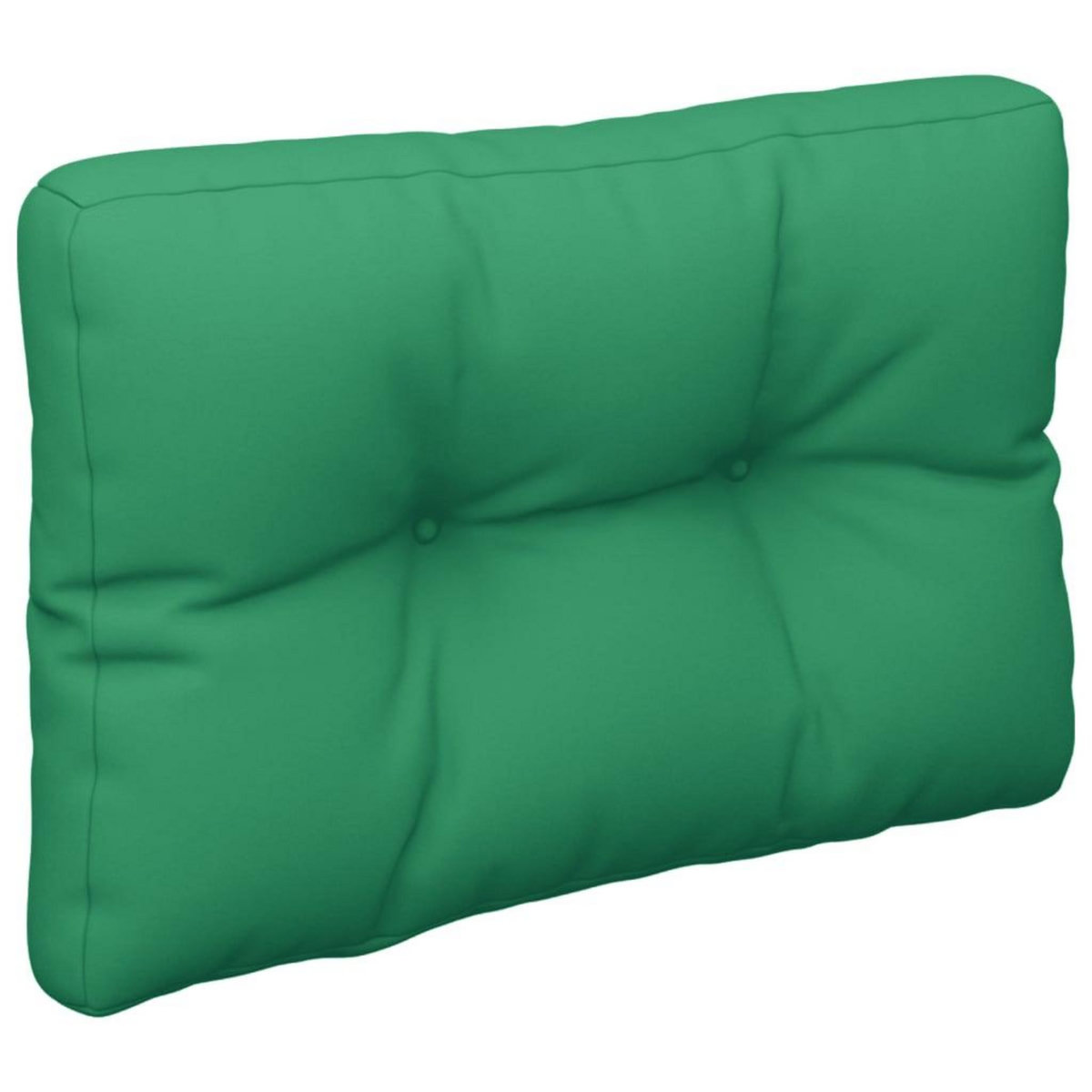 VIDAXL Coussins de palette lot de 2 vert tissu