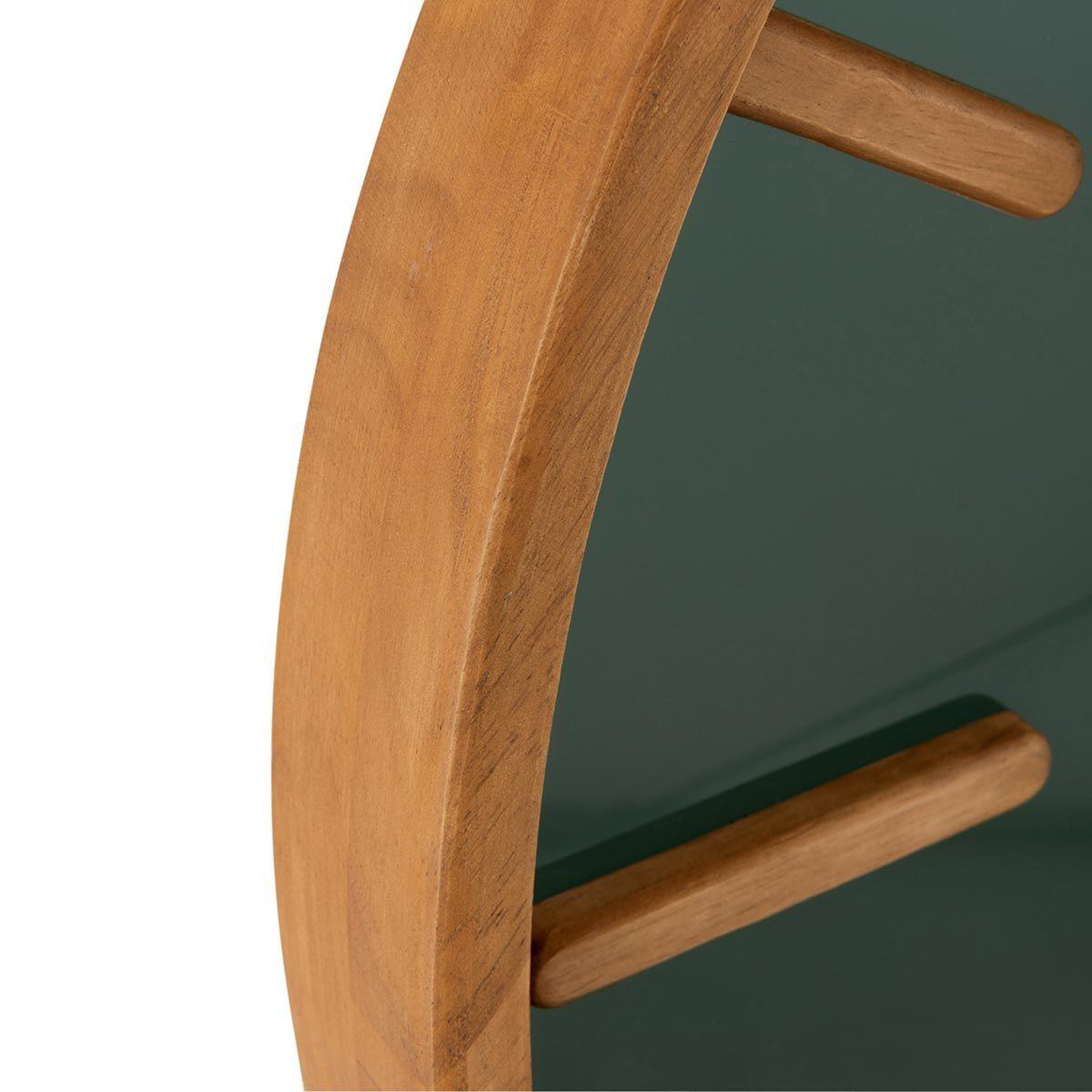 Voir la diapositive 3 : J-LINE Horloge murale design  creva  40cm marron & noir