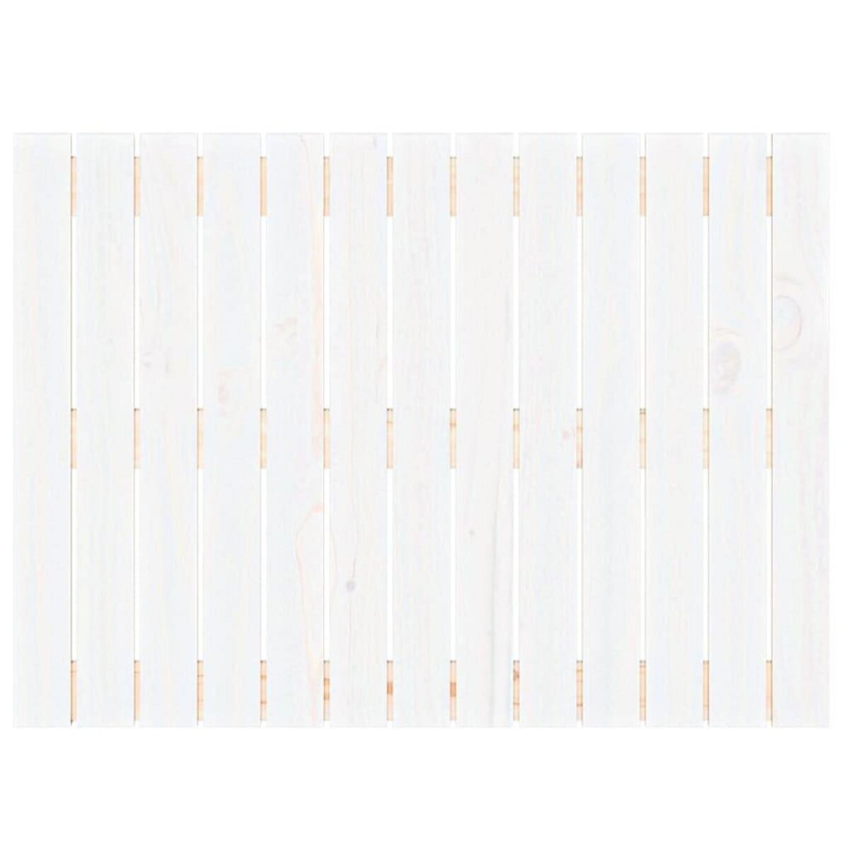 VIDAXL Tete de lit murale Blanc 82,5x3x60 cm Bois massif de pin