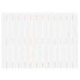Voir la diapositive 4 : VIDAXL Tete de lit murale Blanc 82,5x3x60 cm Bois massif de pin